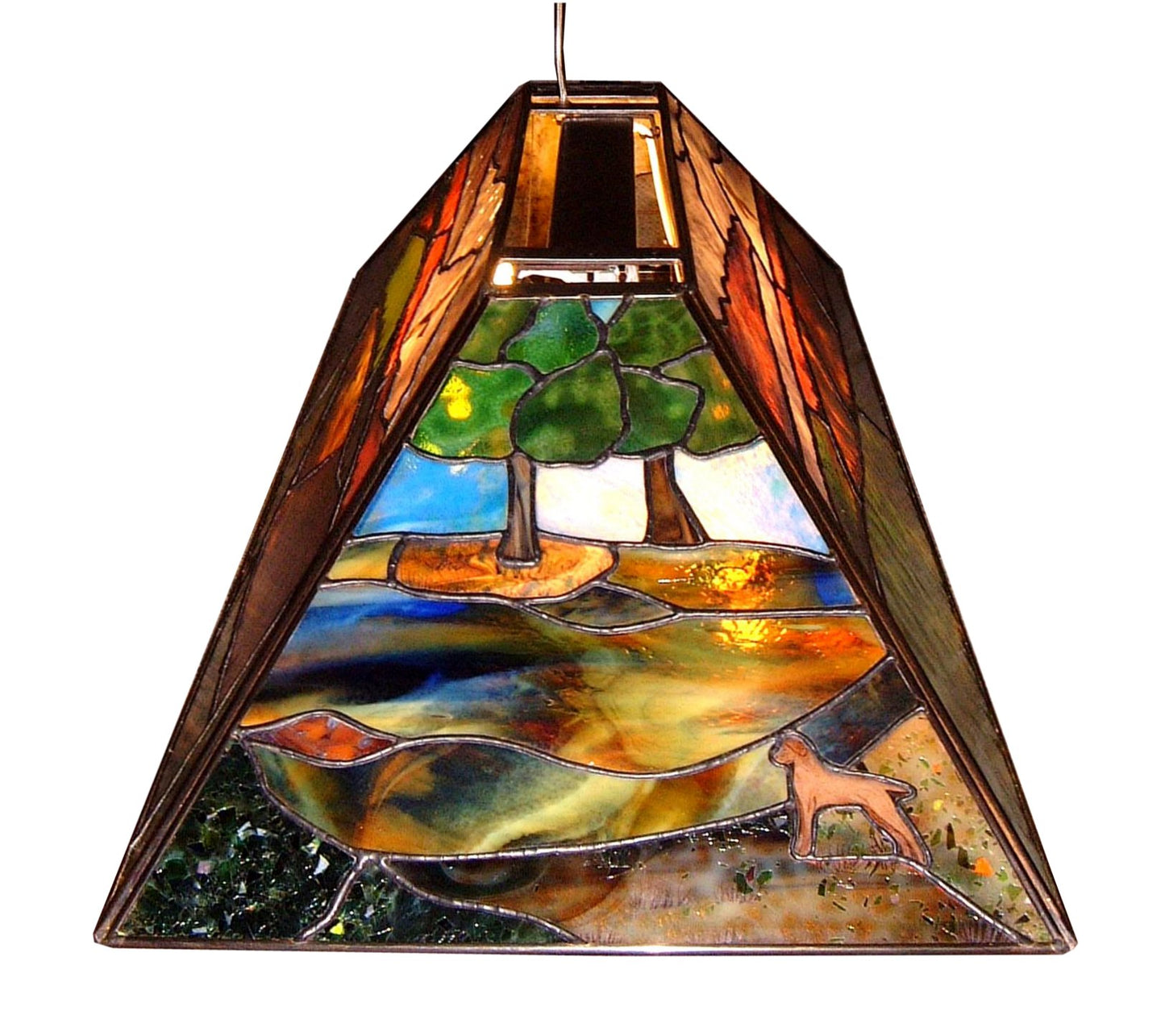Stained Glass Panels for Pool Table