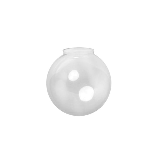 Clear Glass Globe with Gallery Neck 200mm