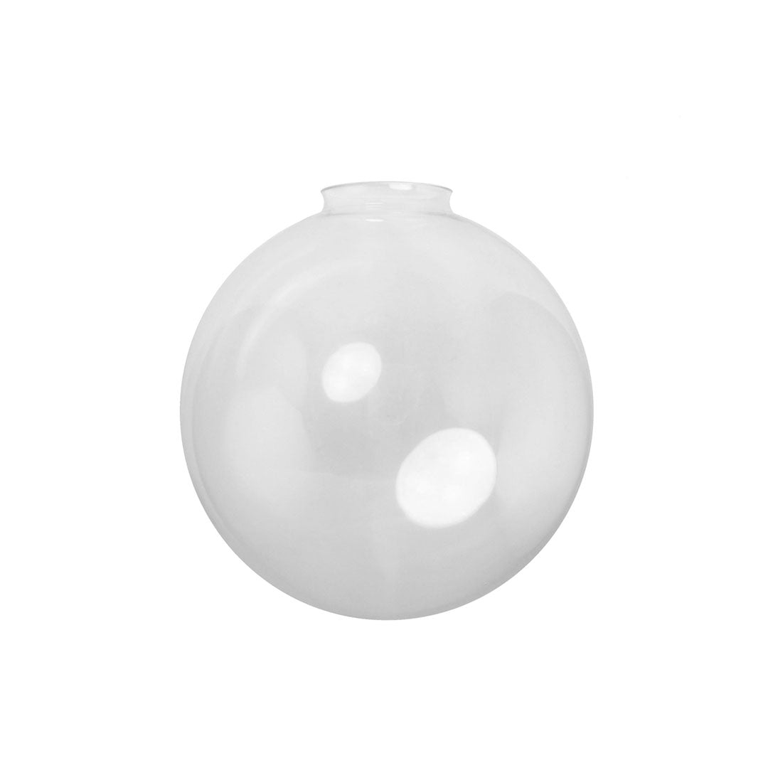 Clear Glass Globe with Gallery Neck 250mm