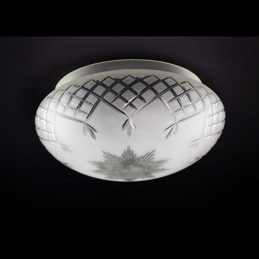 Pineapple Ceiling Bowl Shade Medium Etched