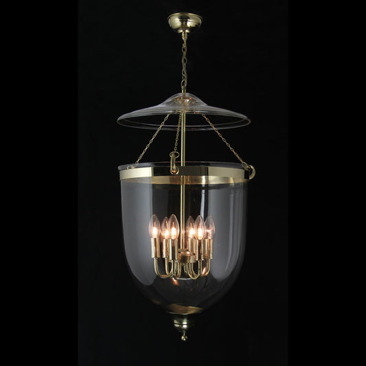 Georgian Lantern Large in Polished Brass