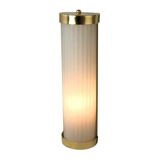 Reeded Wall Light Polished Brass