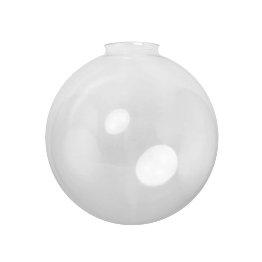 Clear Glass Globe with Gallery Neck 300mm