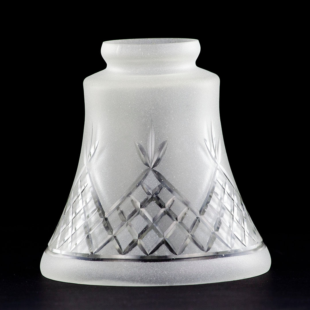Pineapple Fluted Shade  Etched