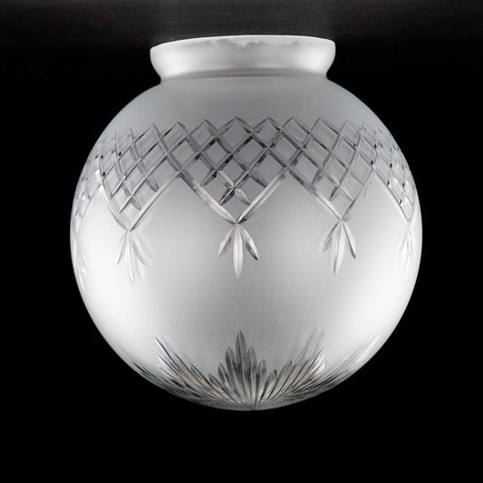 Pineapple Globe Shade  Etched